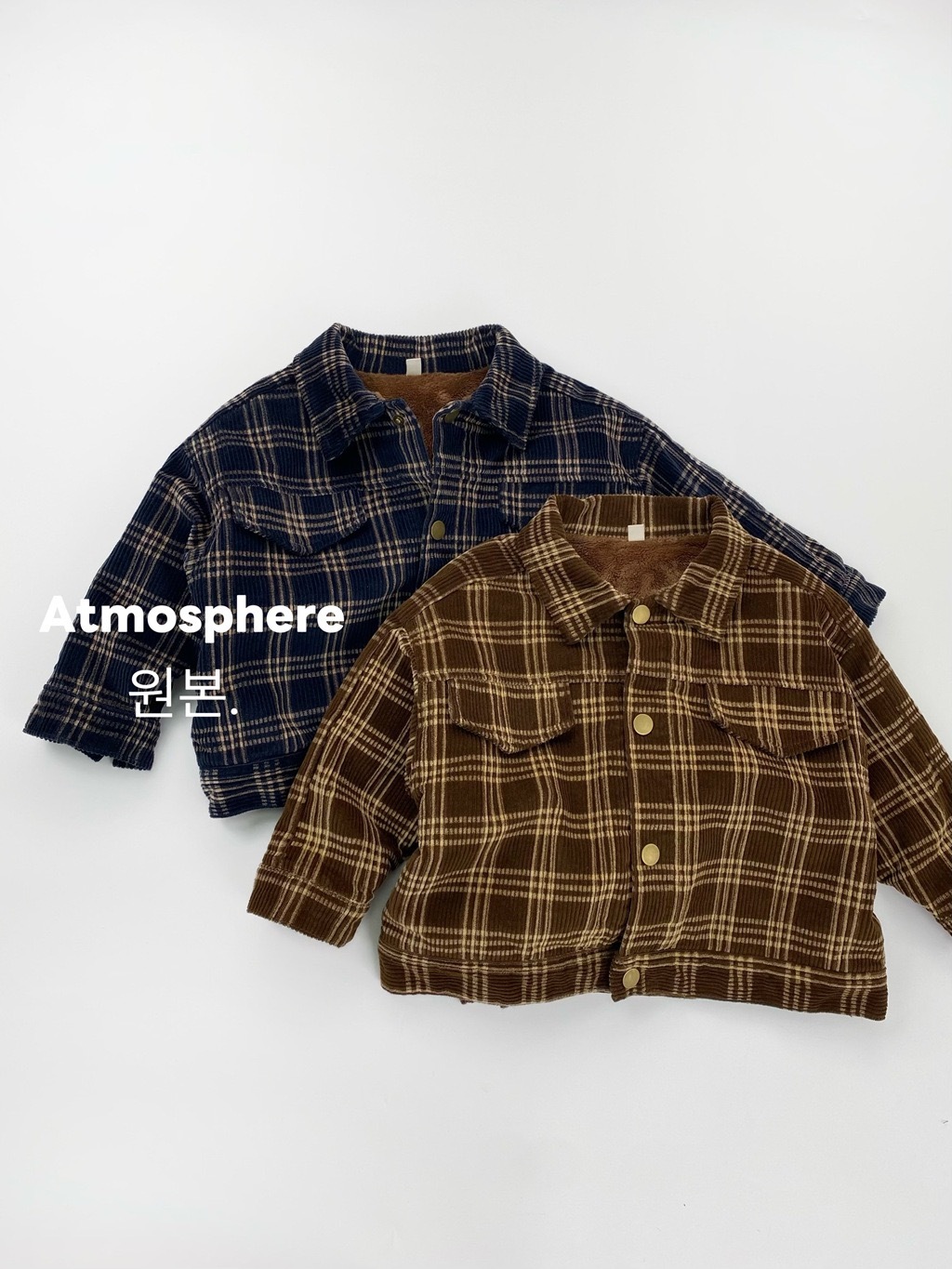 兩色加絨加厚燈芯絨外套