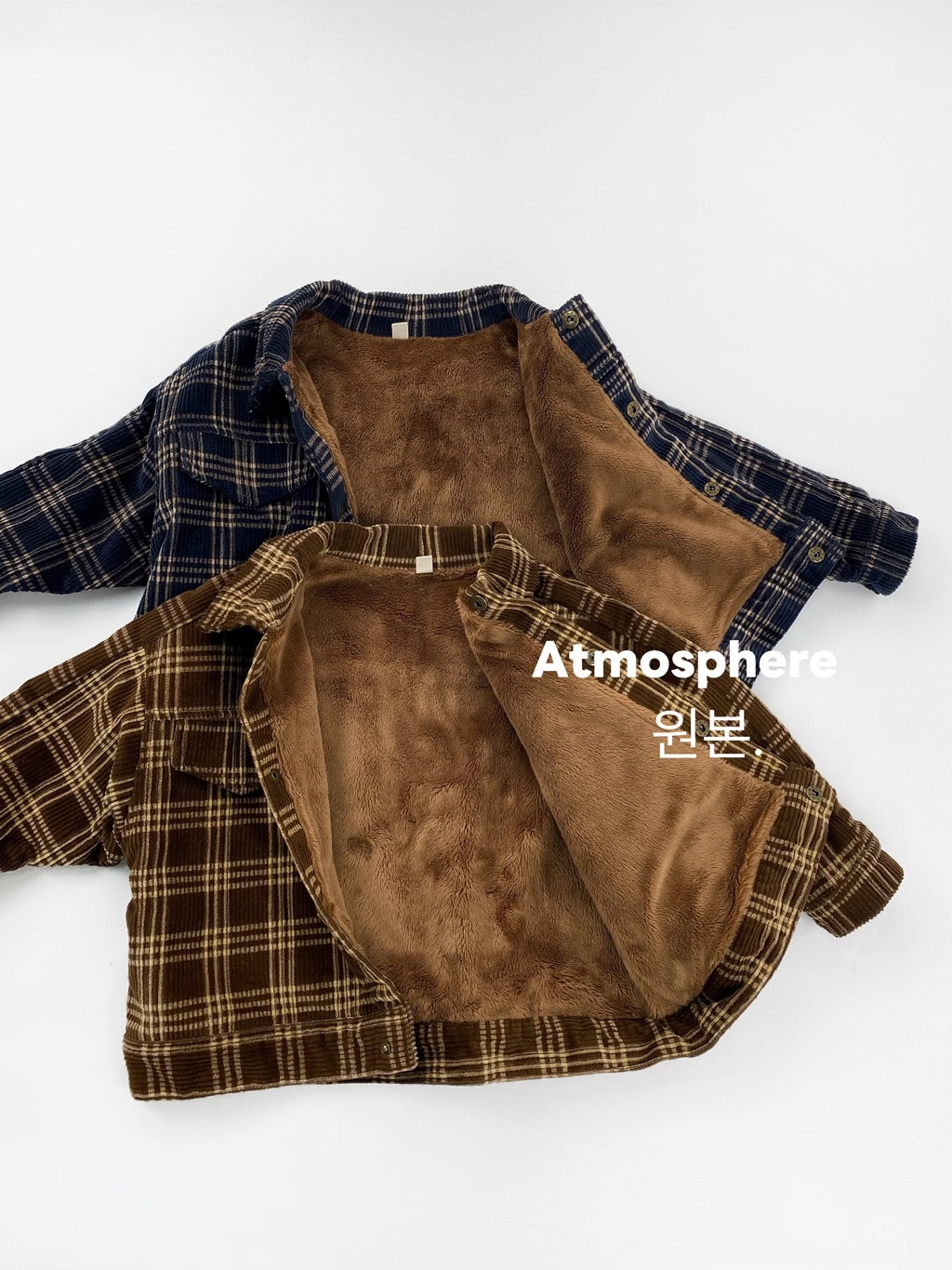 兩色加絨加厚燈芯絨外套