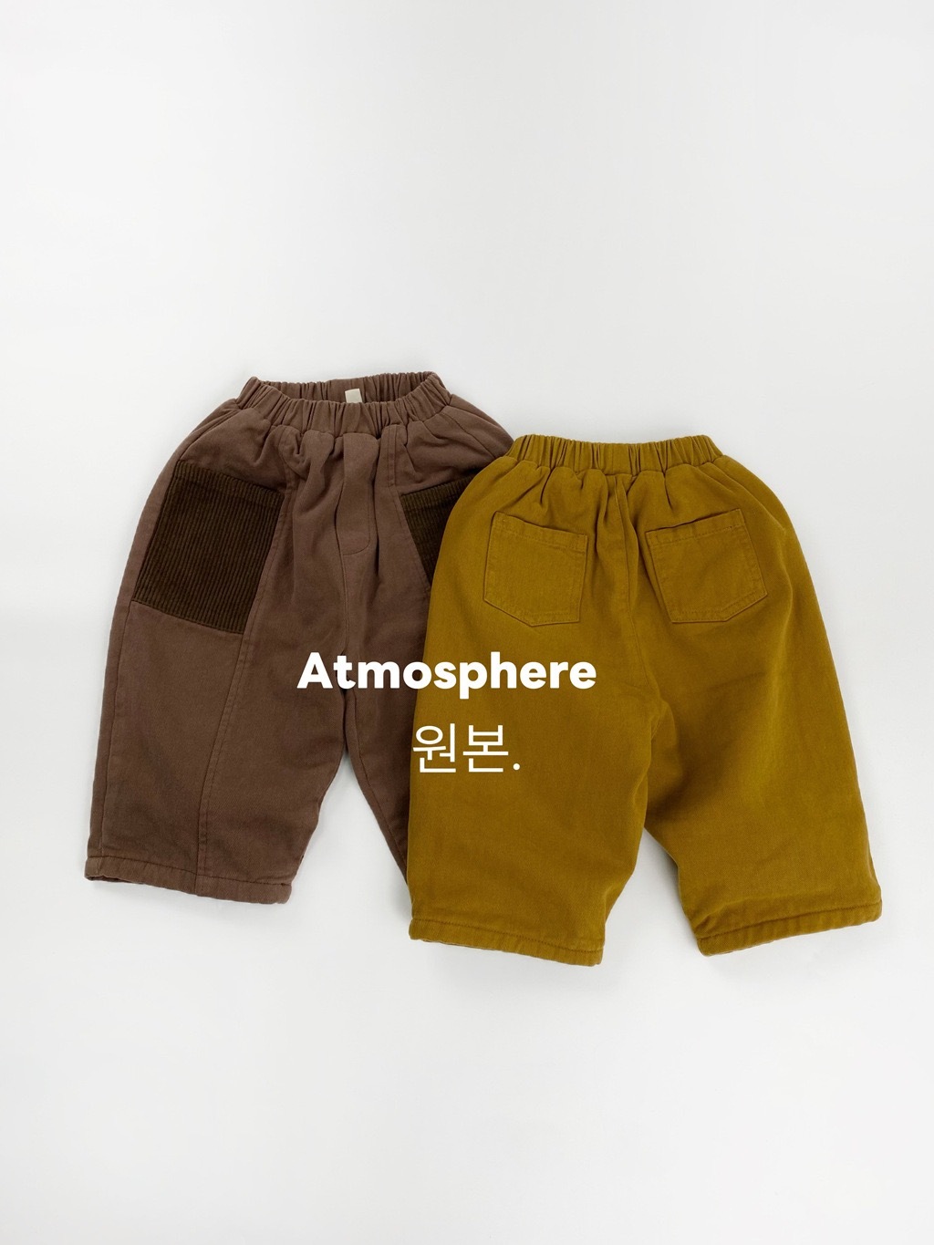 日系抓絨工裝褲