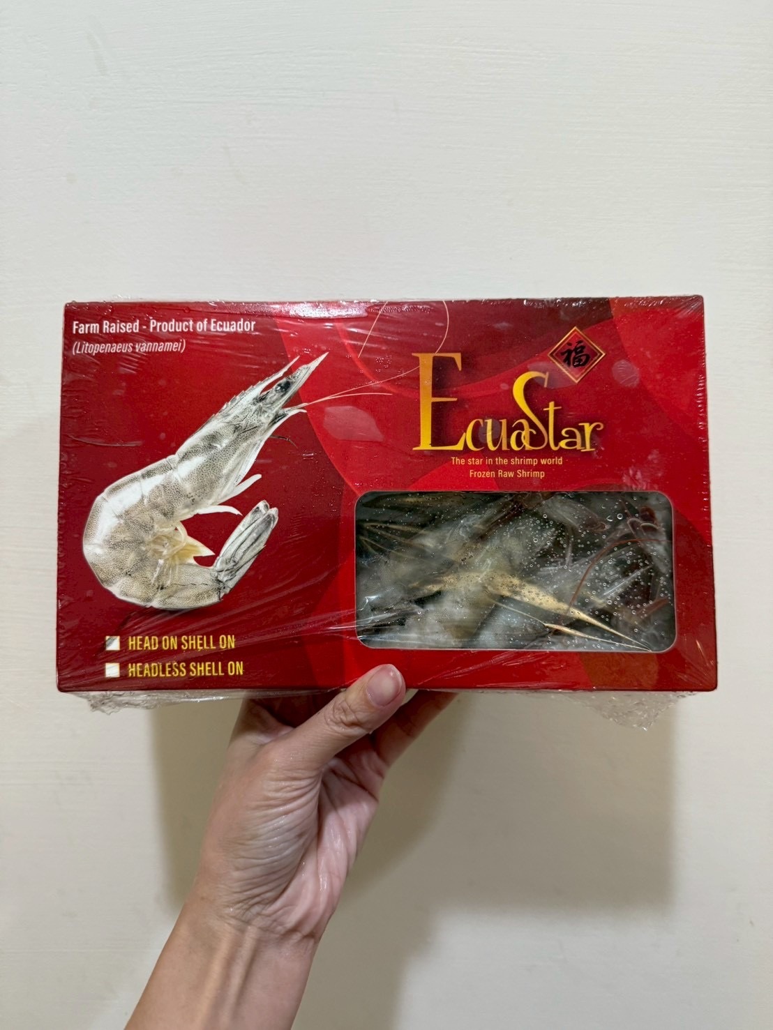 生凍大白蝦 40/50 (淨重700g約30隻)