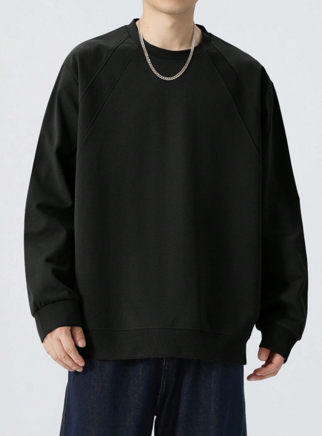 KADMAX大尺碼-秋冬長袖打底衫大學TEE〈KSMS2649〉