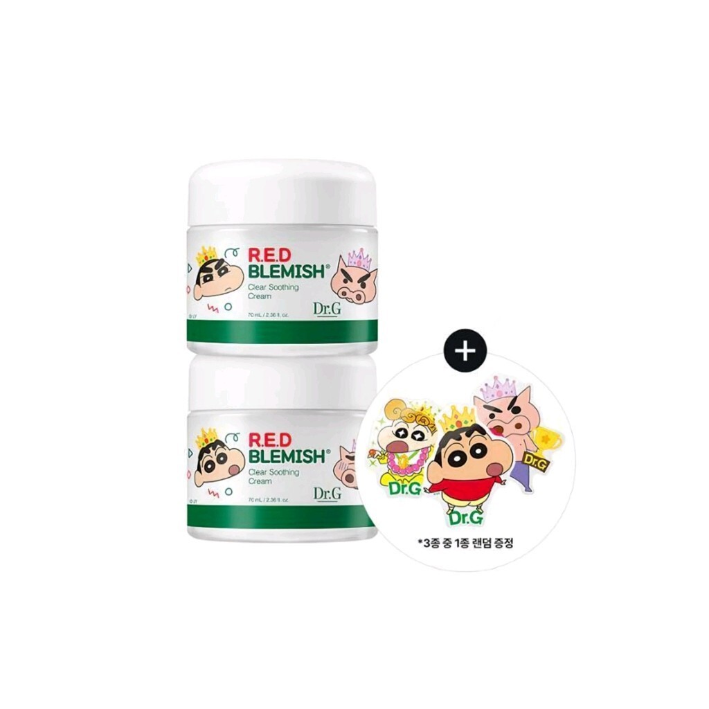 韓國 Dr.G 舒緩鎮靜保濕面霜套組 (70ml*2)
