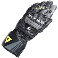 DAINESE DRUID 4 LEATHER GLOVES 全皮 碳纖維 防摔 長手套 黑綠