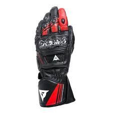 DAINESE DRUID 4 LEATHER GLOVES 全皮 碳纖維 防摔 長手套 黑紅