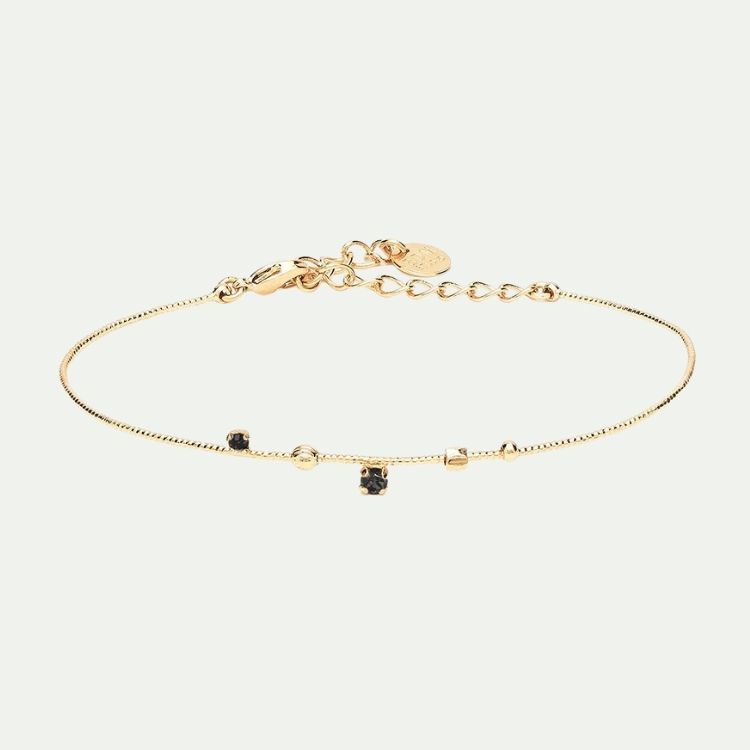 瑰寶系列-水晶手鍊(24k金含施華洛世奇水晶)