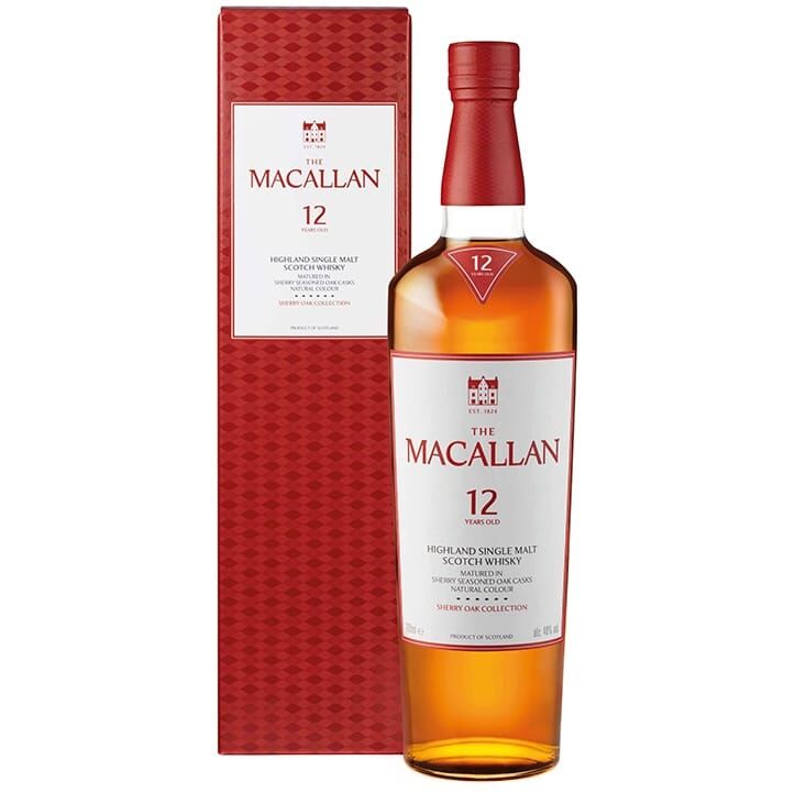 Macallan 12 Years Sherry Oak Cask Whisky (700ml)
