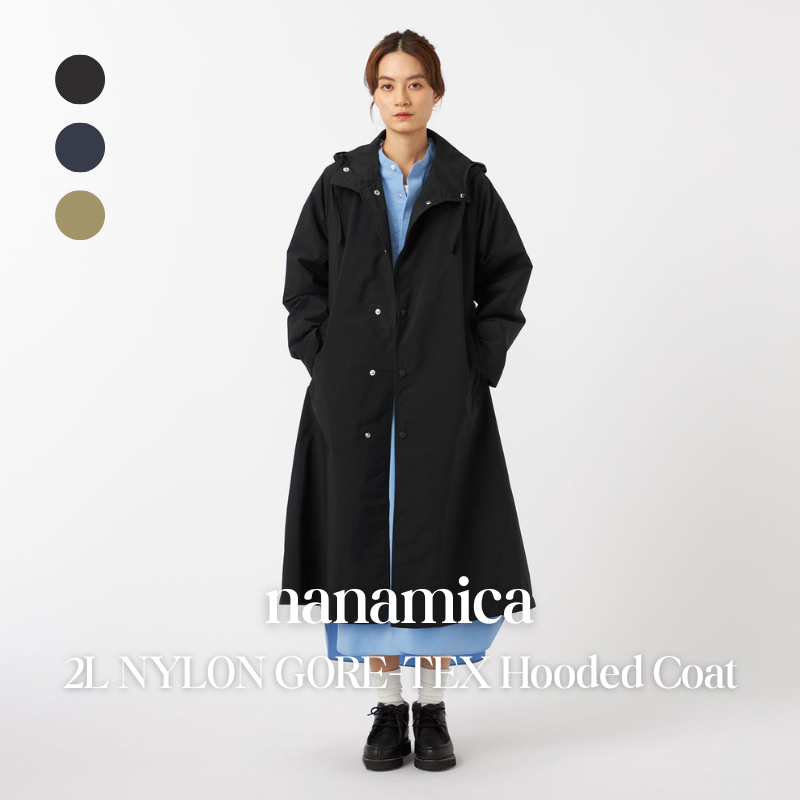【代購】nanamica 2L Nylon GORE-TEX Hooded Coat 防水連帽長版外套 – 全天候城市機能款