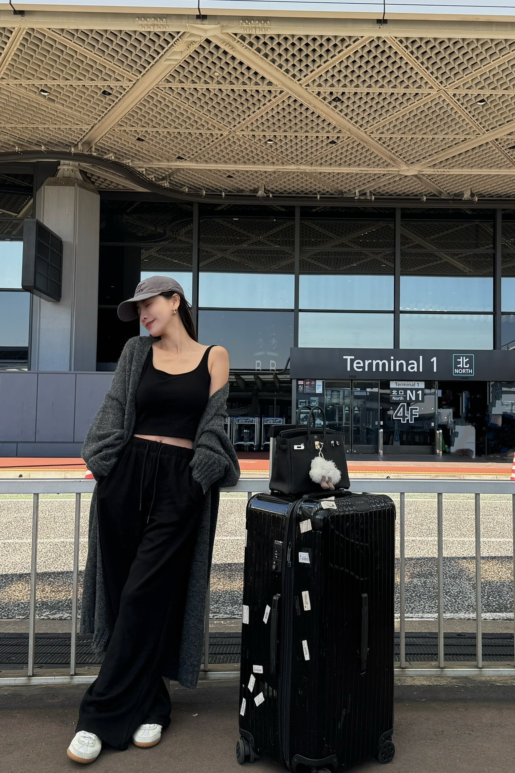 （現貨）#AF02 愛不釋手修身抽繩長褲(黑/咖啡/花灰/燕麥)