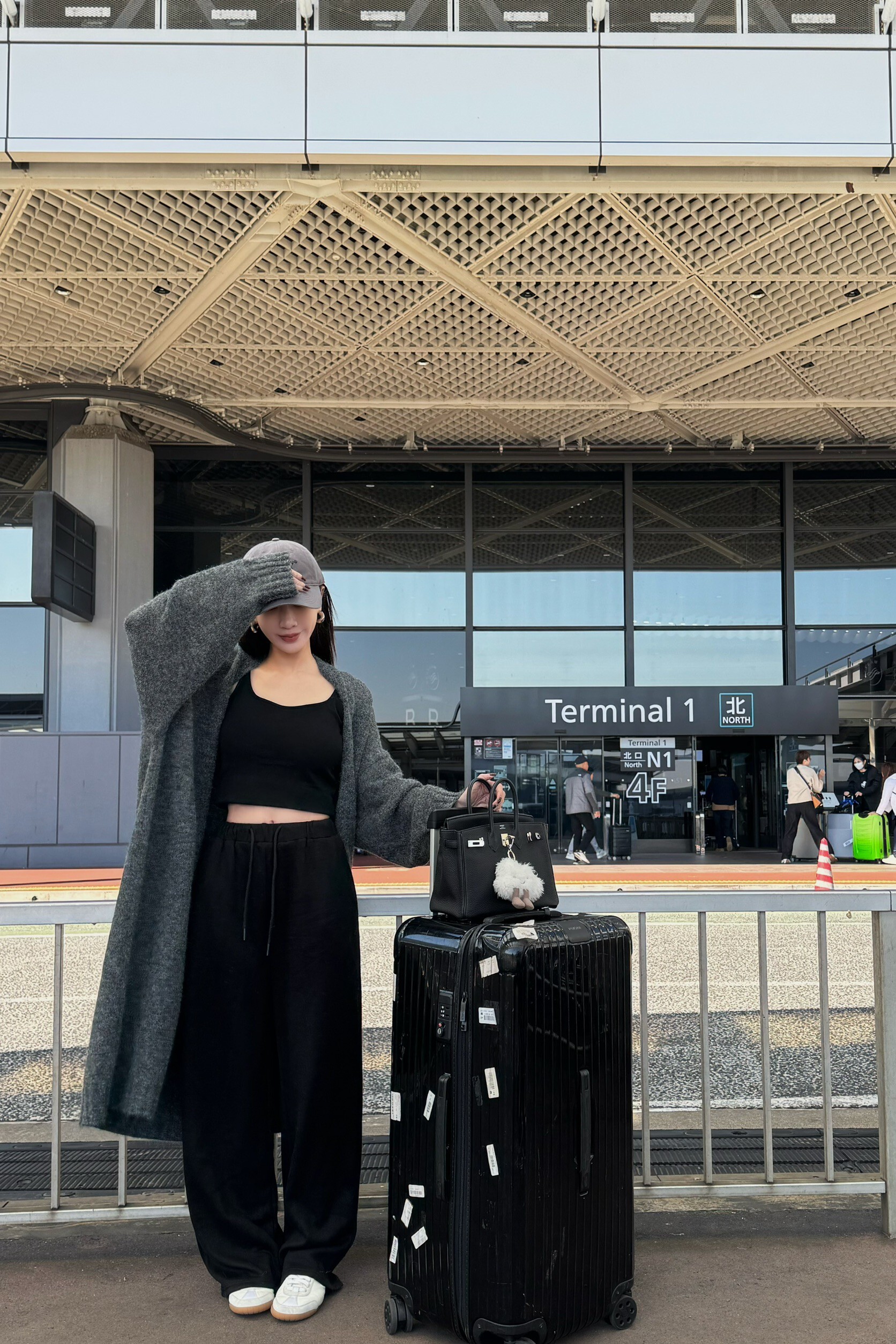 （現貨）#AF02 愛不釋手修身抽繩長褲(黑/咖啡/花灰/燕麥)