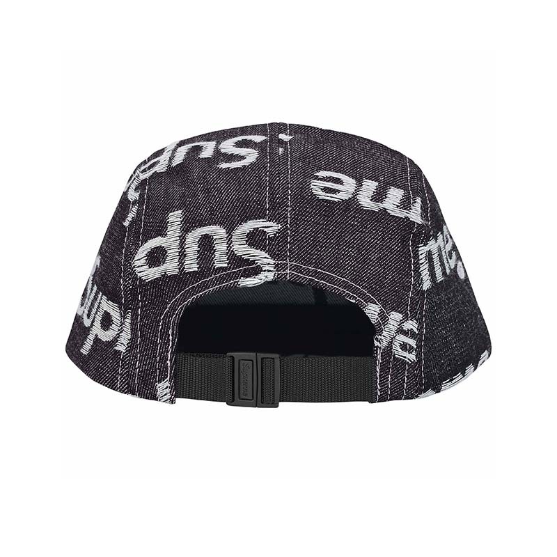 Supreme Jacquard Logos Denim Camp Cap 單寧帽子 SUP-560 [台灣現貨]