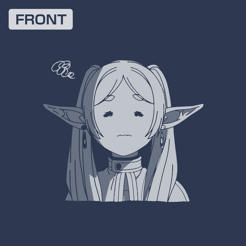 「ACG.GO」「預購」COSPA - 芙莉蓮 Face T-Shirt すごく嫌そうな顔ver.