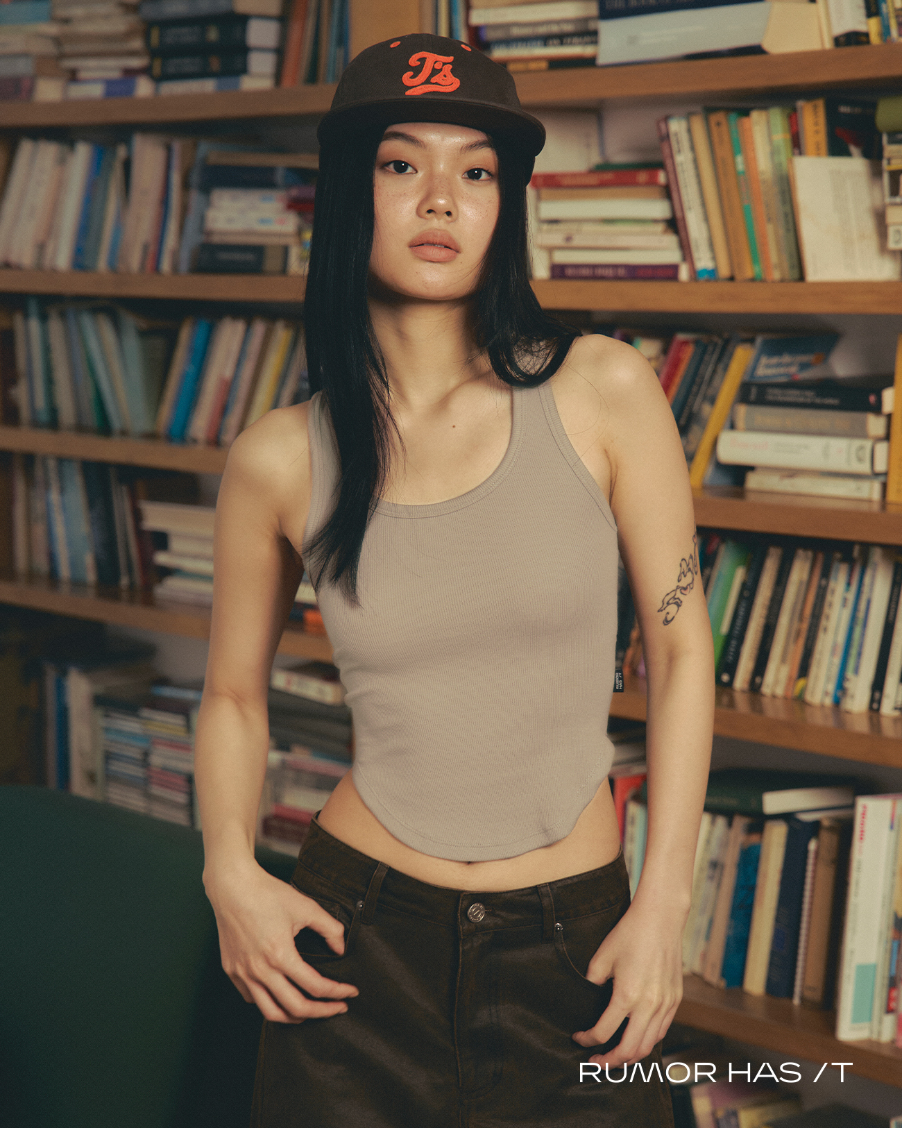 RMHST Tank Top-Khaki