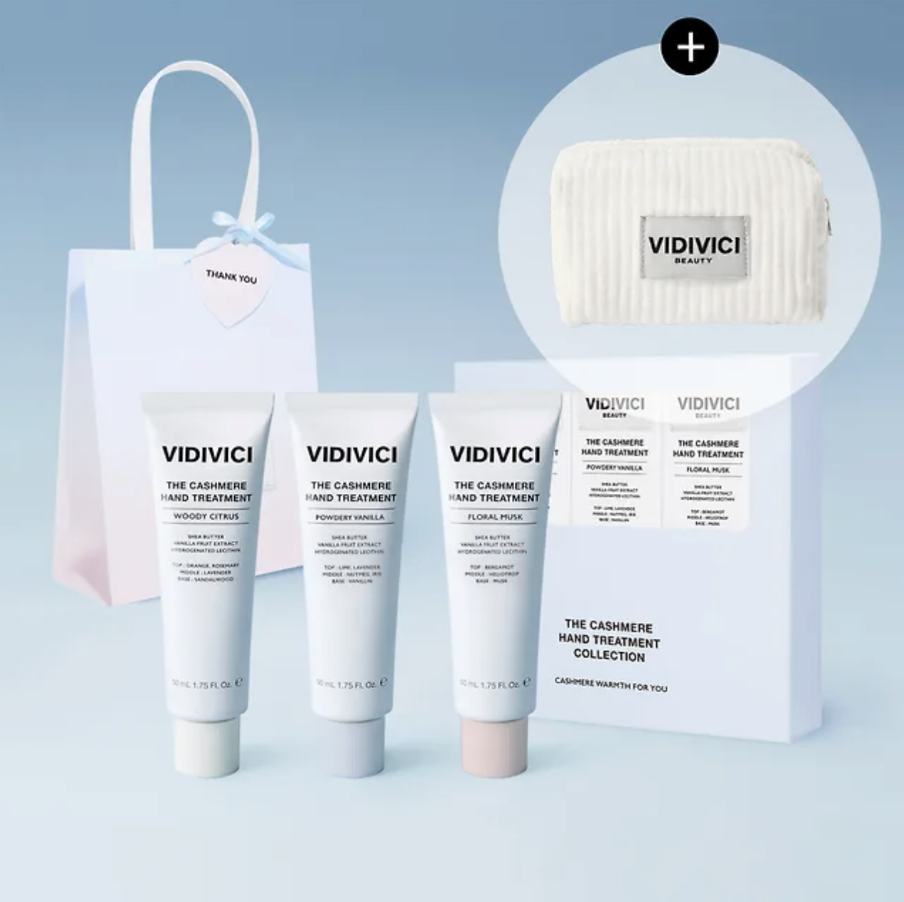 VIDIVICI The Cashmere Hand Treatment 50ml [Official Trio SET]