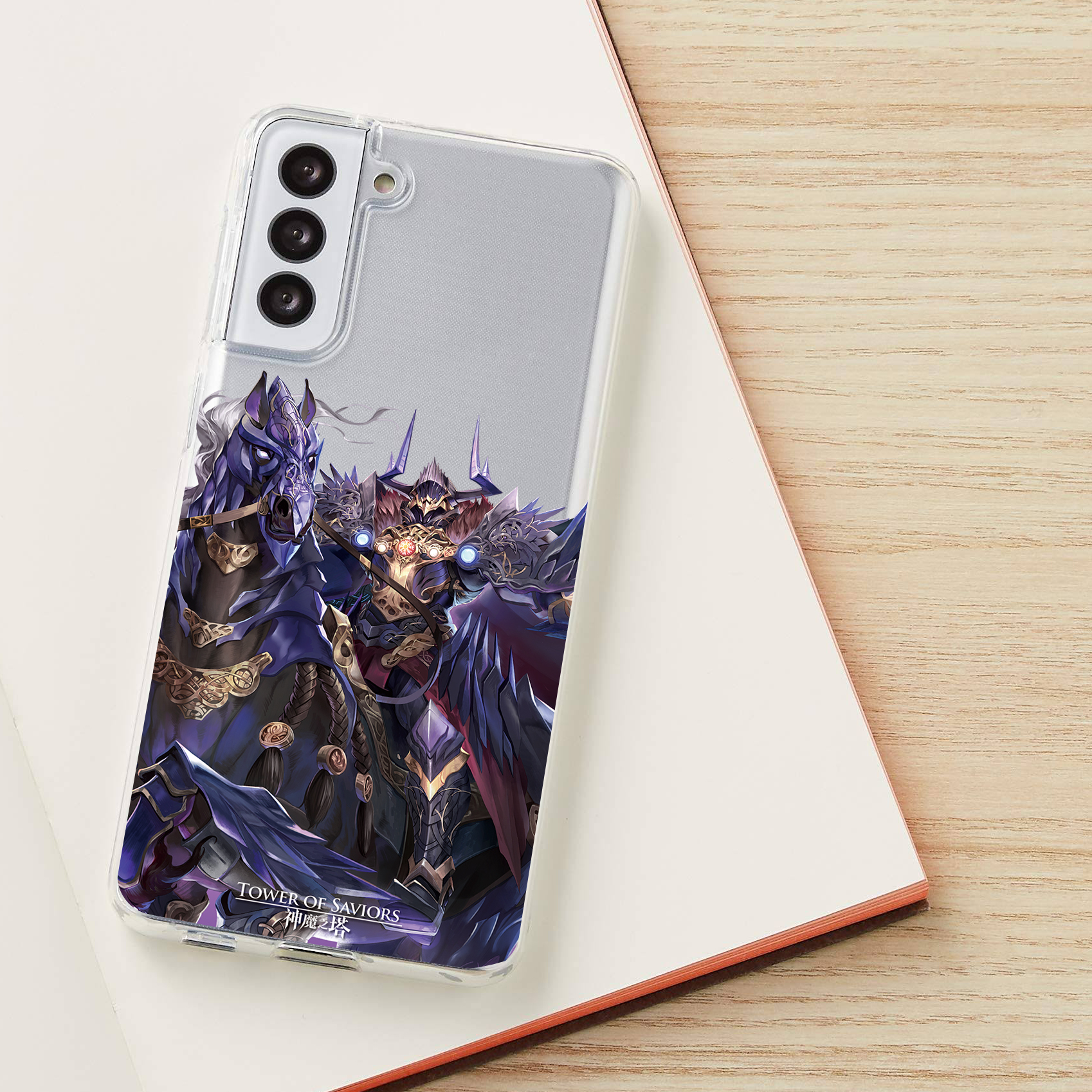 《神魔之塔》黑金三星手機殼（諸神的黃昏 ‧ 奧丁)