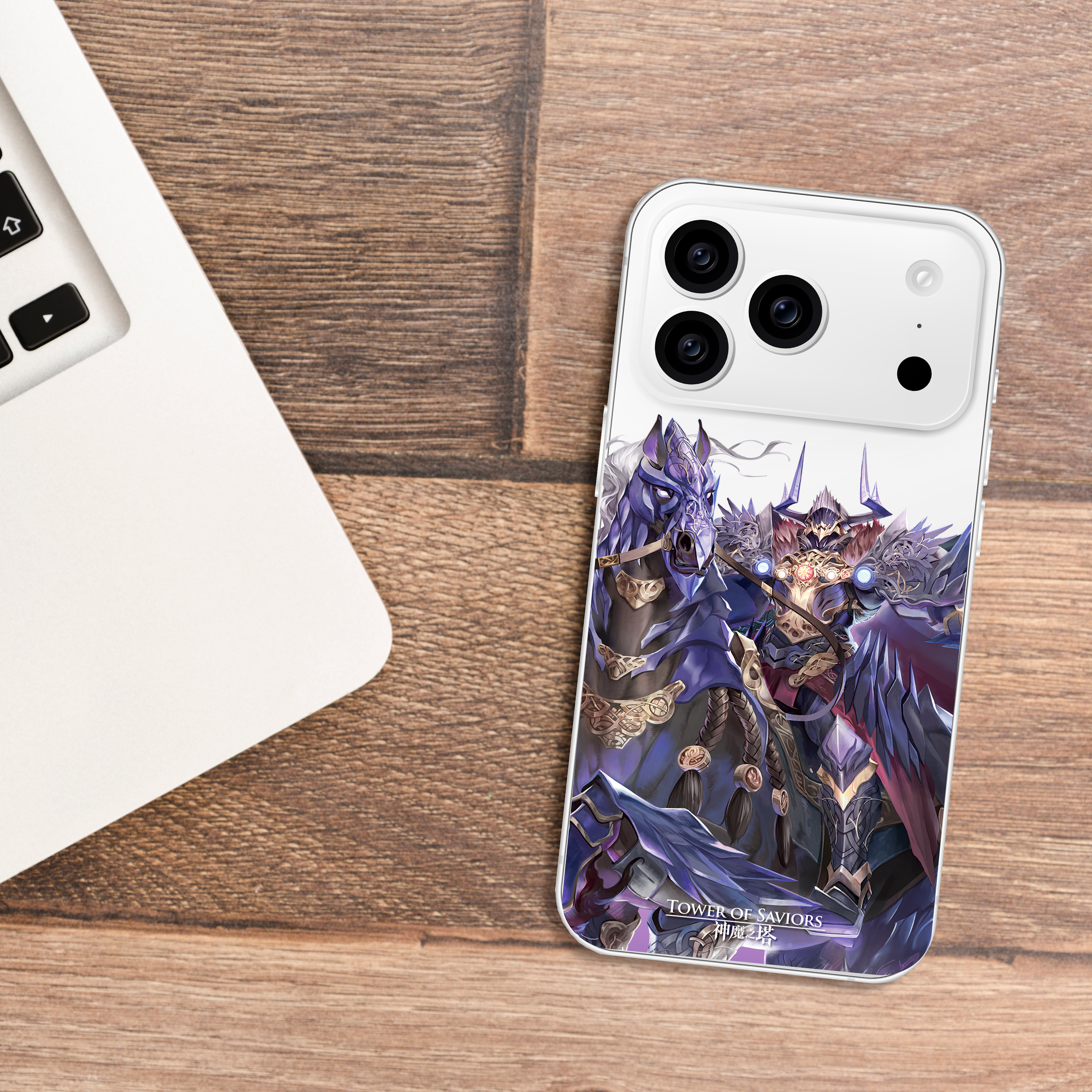 《神魔之塔》黑金 Apple MagSafe手機殼（諸神的黃昏 ‧ 奧丁）