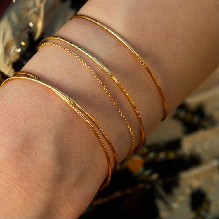 諾言系列-環鍊雙圈手鍊