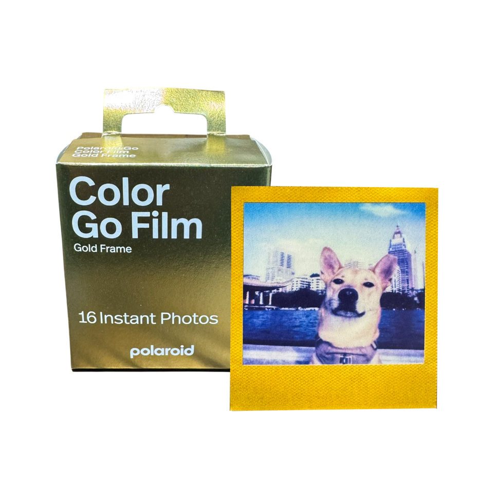 寶麗來 Polaroid Go 彩色 經典金色相框 拍立得底片 相紙 GO/GO G2 專用 荷蘭製造 台灣總代理公司貨