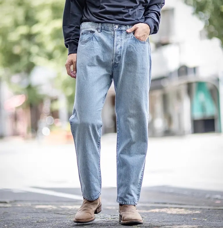 LAST PCS: A.PRESSE 2025 S/S WASHED DENIM PANTS (AP-4006) - SIZE 34 PRE ORDER ITEM (預訂中)