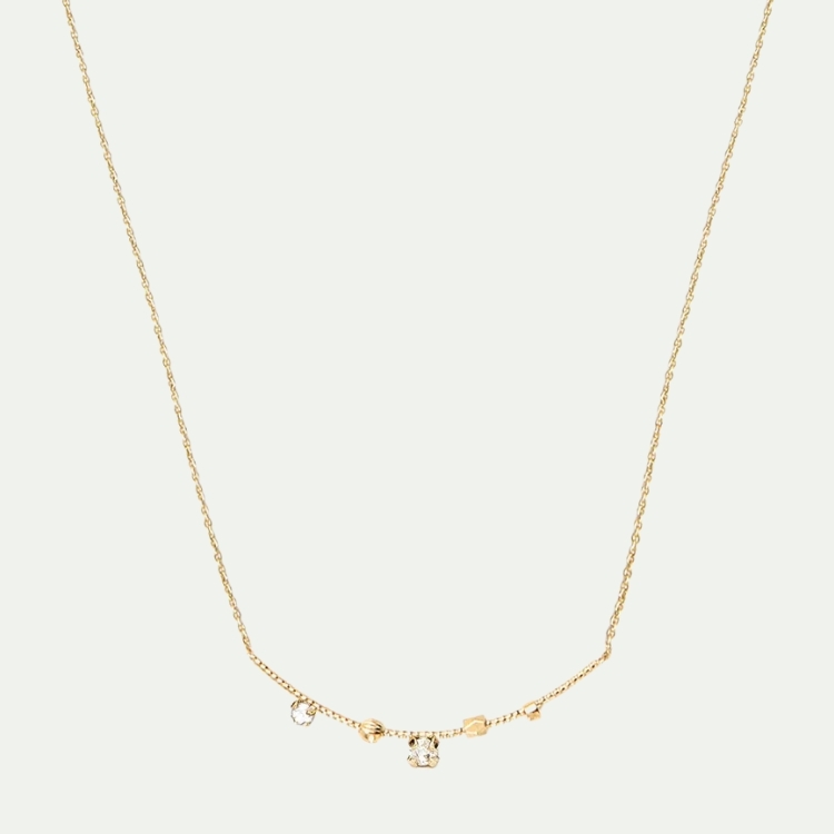 瑰寶系列-水晶項鍊(24k金含施華洛世奇水晶)