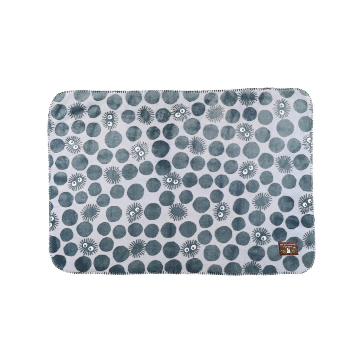 立體花紋萬用毯 龍貓 小黑炭剪影