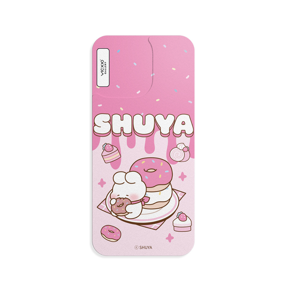 Shuya 手機背貼膜 / 草莓甜甜圈-VC111