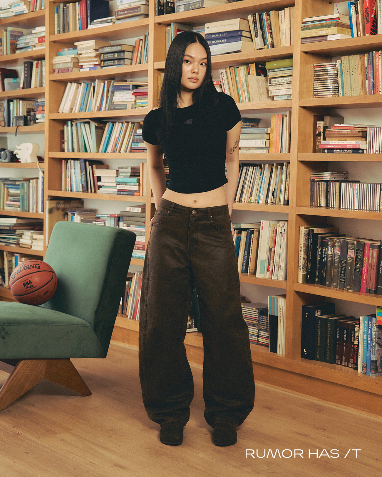 Rust Waxed Barrel Pants