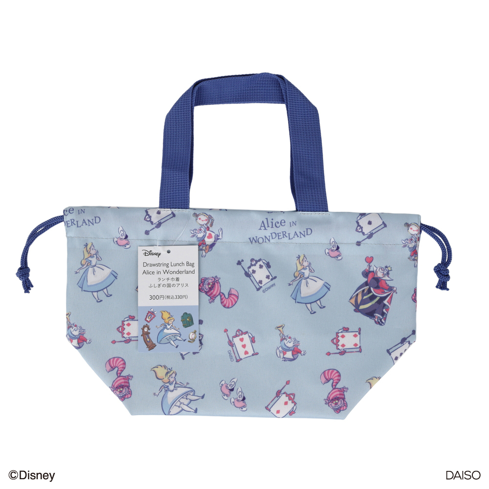 TP 便當袋/愛麗絲夢遊仙境-藍 17×17×12cm