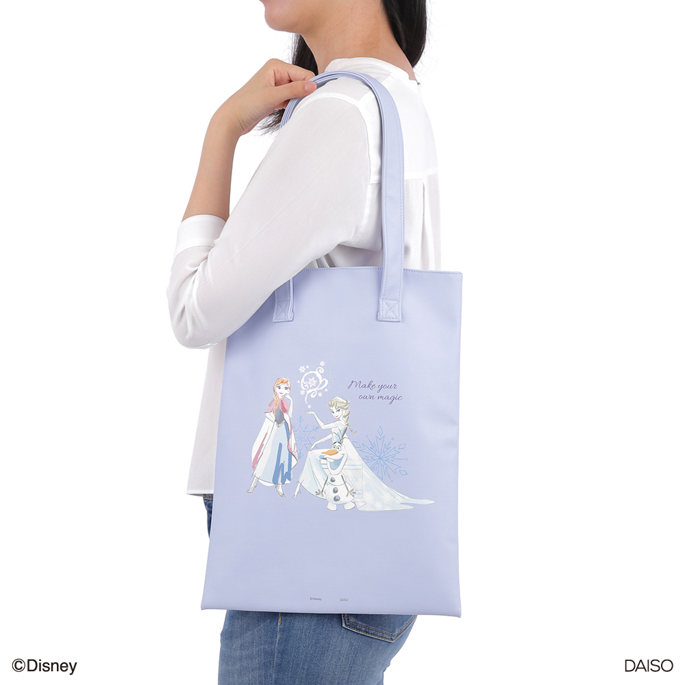 TP 手提袋/冰雪奇緣 紫色 30×39cm