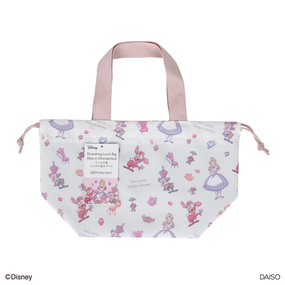 TP 便當袋/愛麗絲夢遊仙境-粉 17×17×12cm
