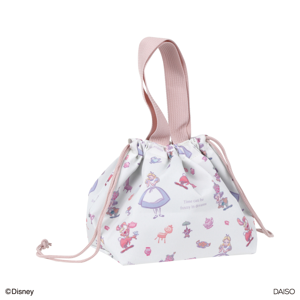 TP 便當袋/愛麗絲夢遊仙境-粉 17×17×12cm