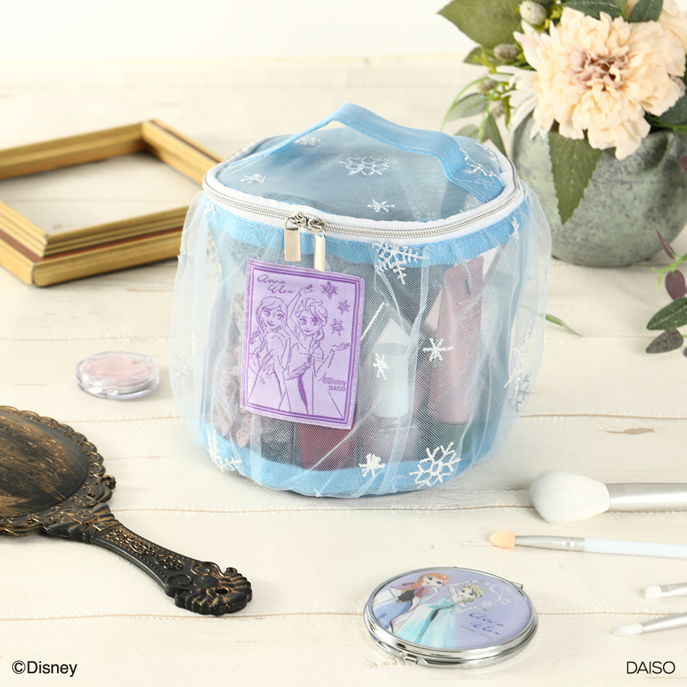 TP 手提收納包/冰雪奇緣 藍色 13×12×13cm