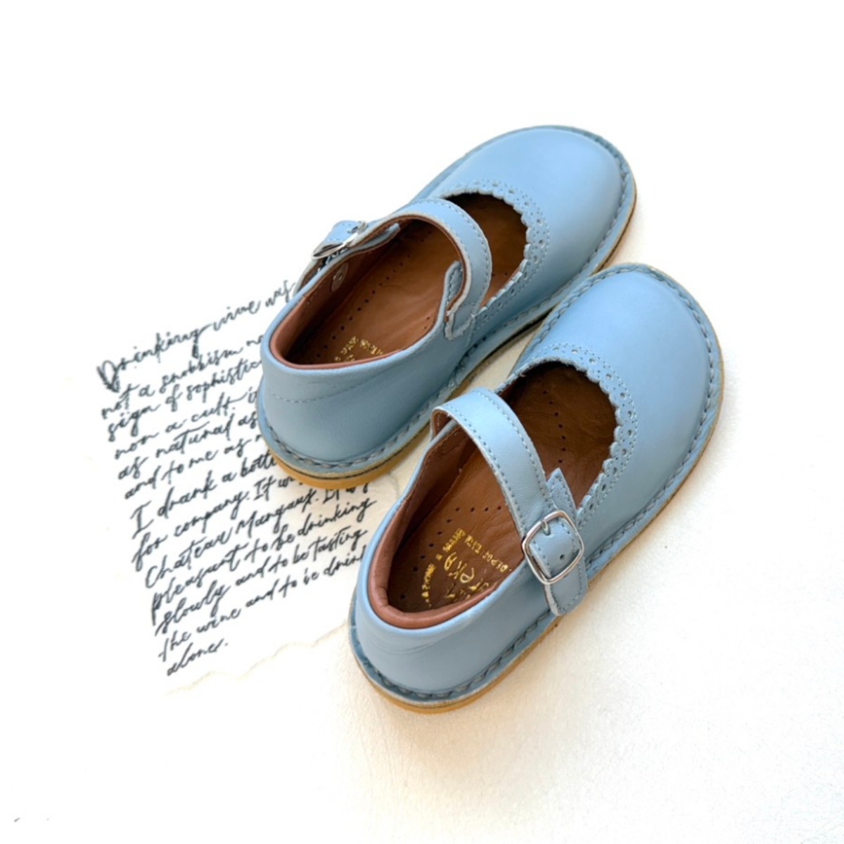 EUREKA 真皮花邊縷空娃娃鞋(現貨微瑕)