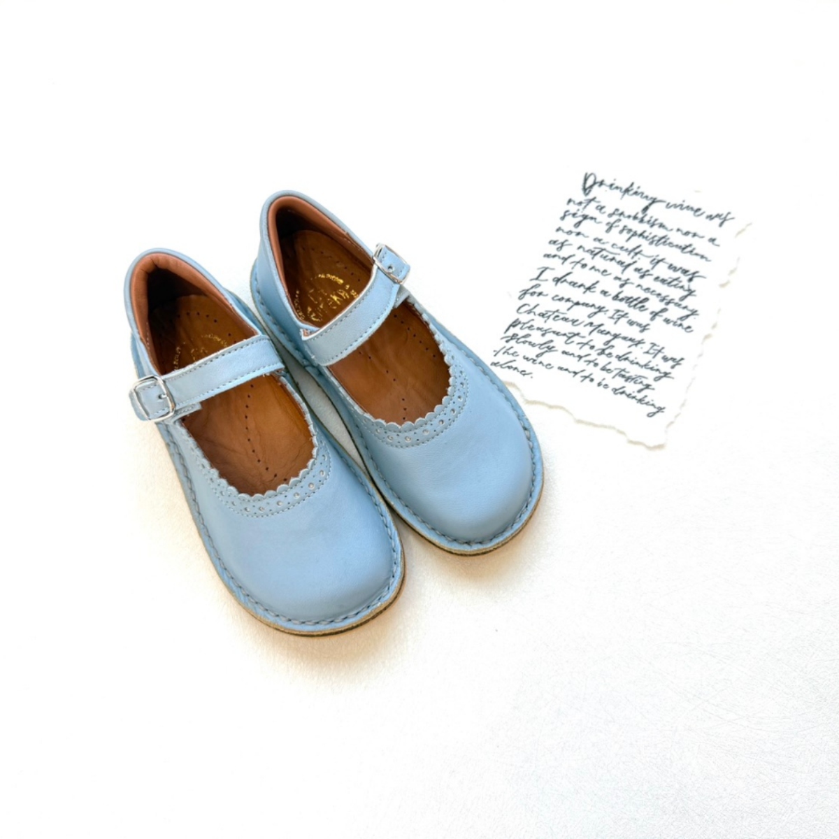 EUREKA 真皮花邊縷空娃娃鞋(現貨微瑕)