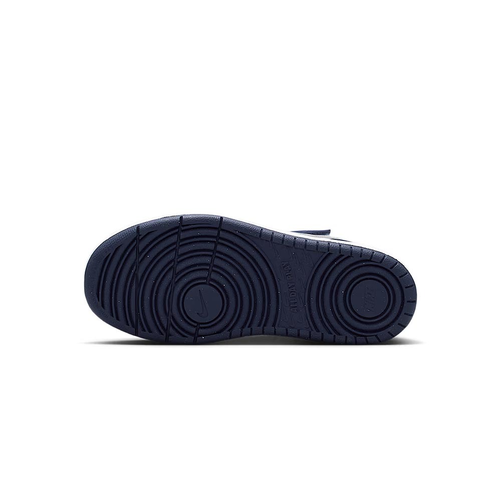 Nike Court Borough Low Recraft 中童 童鞋 藍白色 低筒 運動 魔鬼氈 休閒鞋 DV5457-135