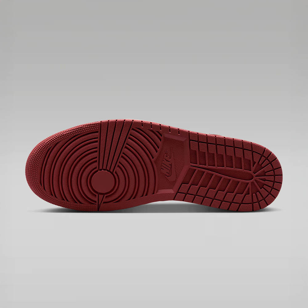 Nike Air Jordan 1 Mid 男鞋 紅白色 AJ1 中筒 皮革 喬丹 運動 休閒鞋 DQ8426-105