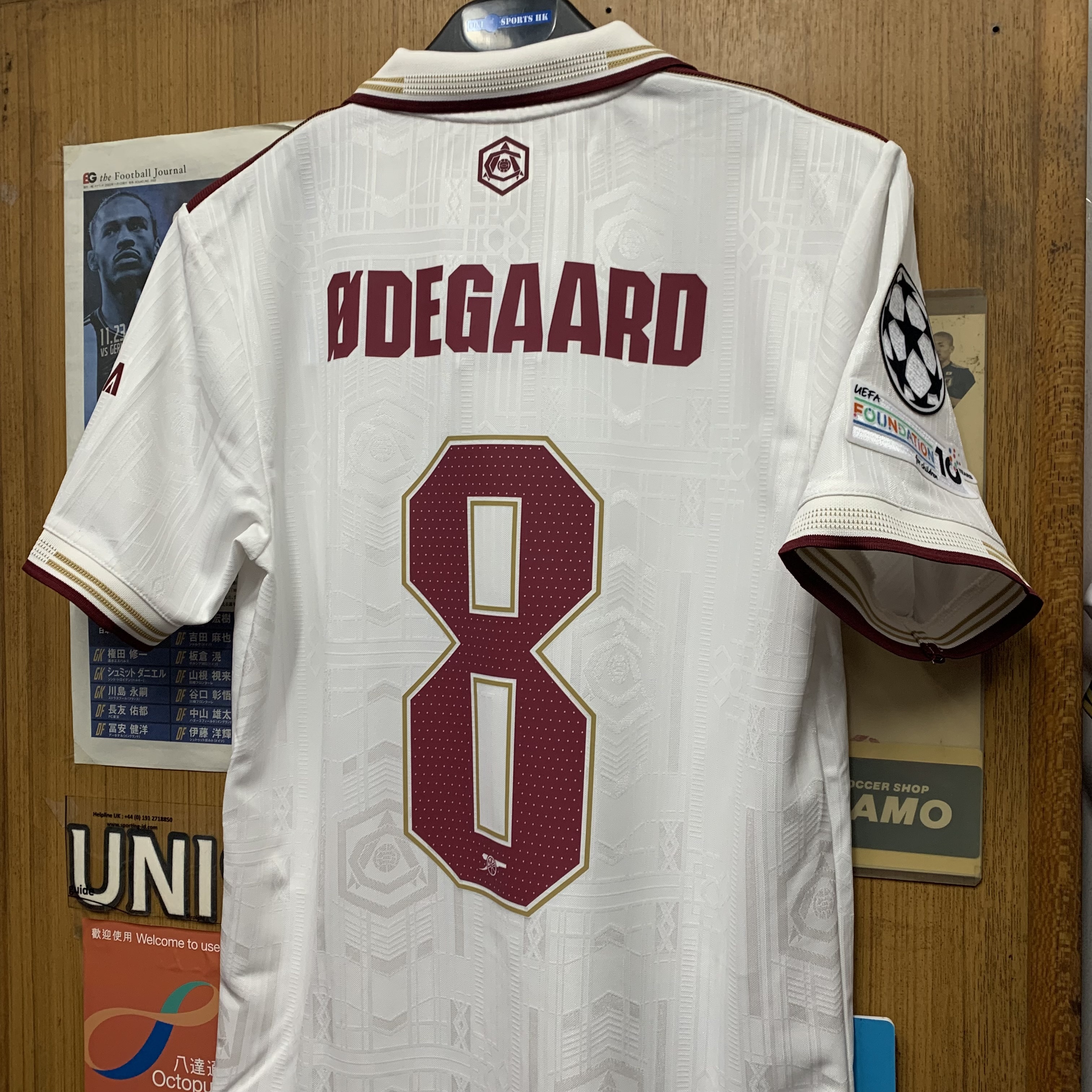 2025 Arsenal Authentic Third Away Shirt with UEFA Nameset