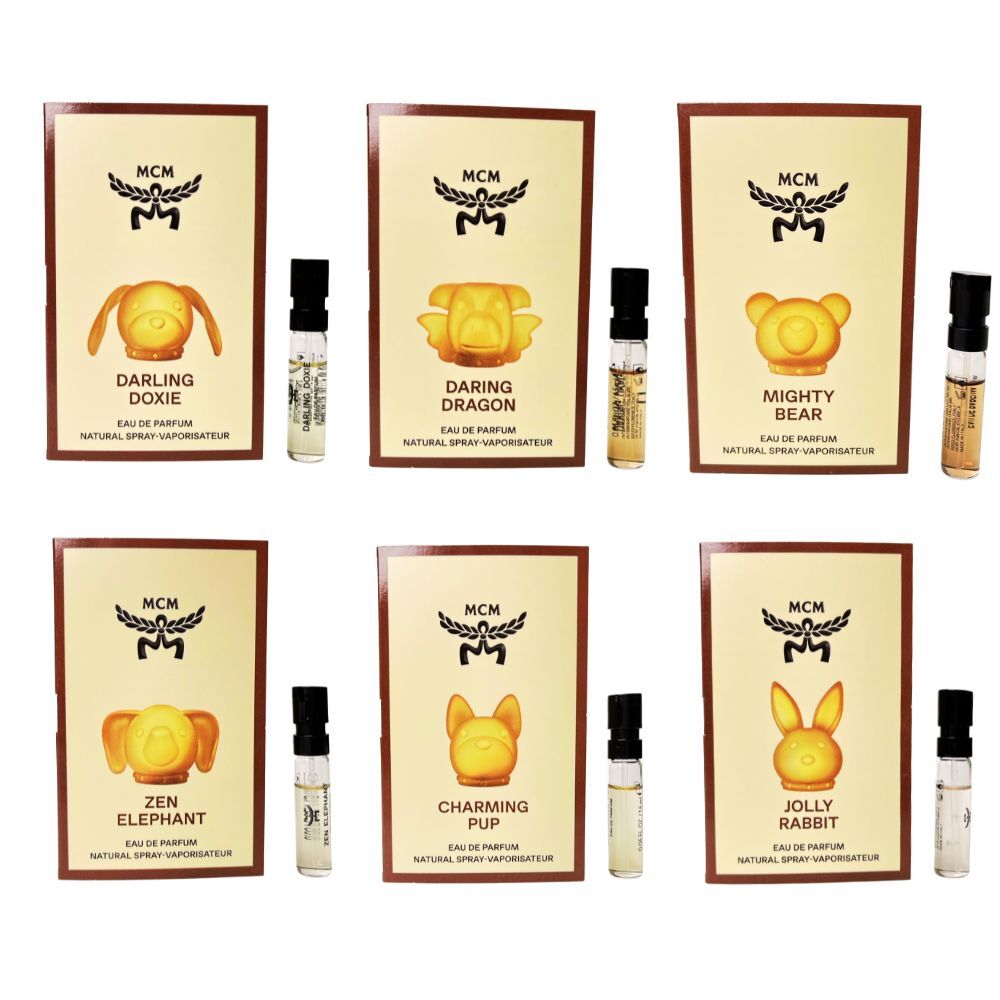 MCM 動物狂想曲淡香精系列 - 勇敢威龍/魅力汪汪/沉穩艾芬/調皮朵西/愉快兔比/魔力貝爾 1.5ml 針管 - 任選