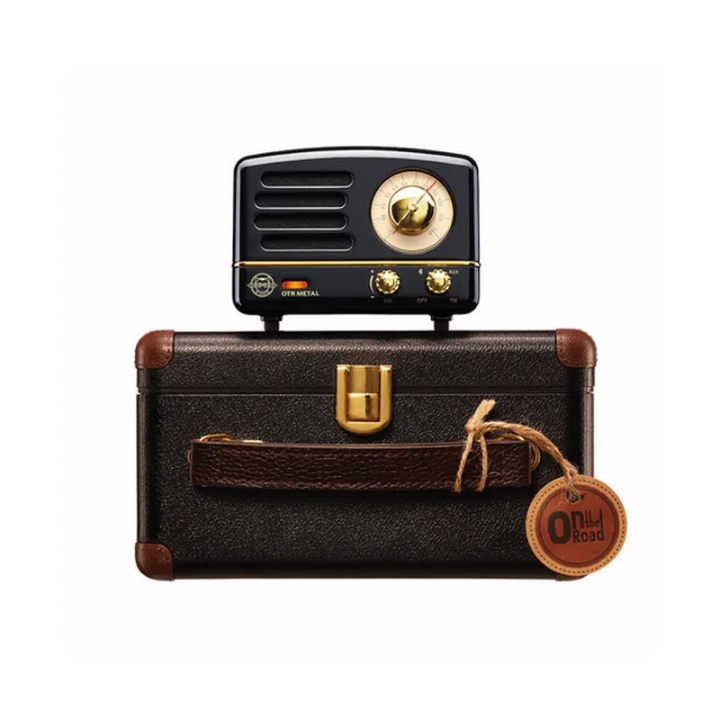 【陳列品】Muzen Audio OTR Metal 經典復刻藍牙音響收音機 - 黑色