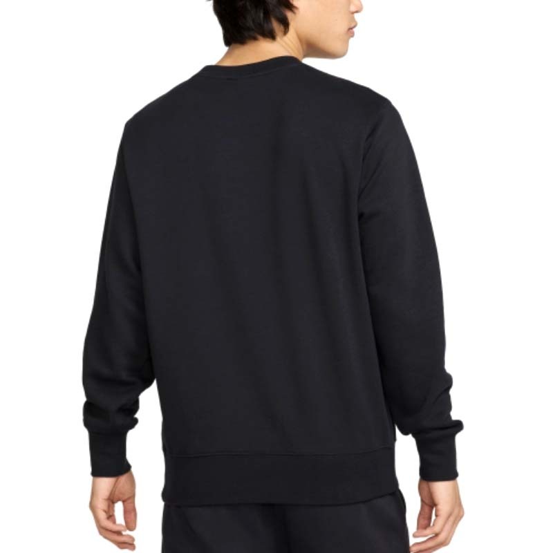 NIKE AS M NK CLUB FT CREW 男圓領套頭衫 大學T 黑色 FN3889-010 [台灣現貨]