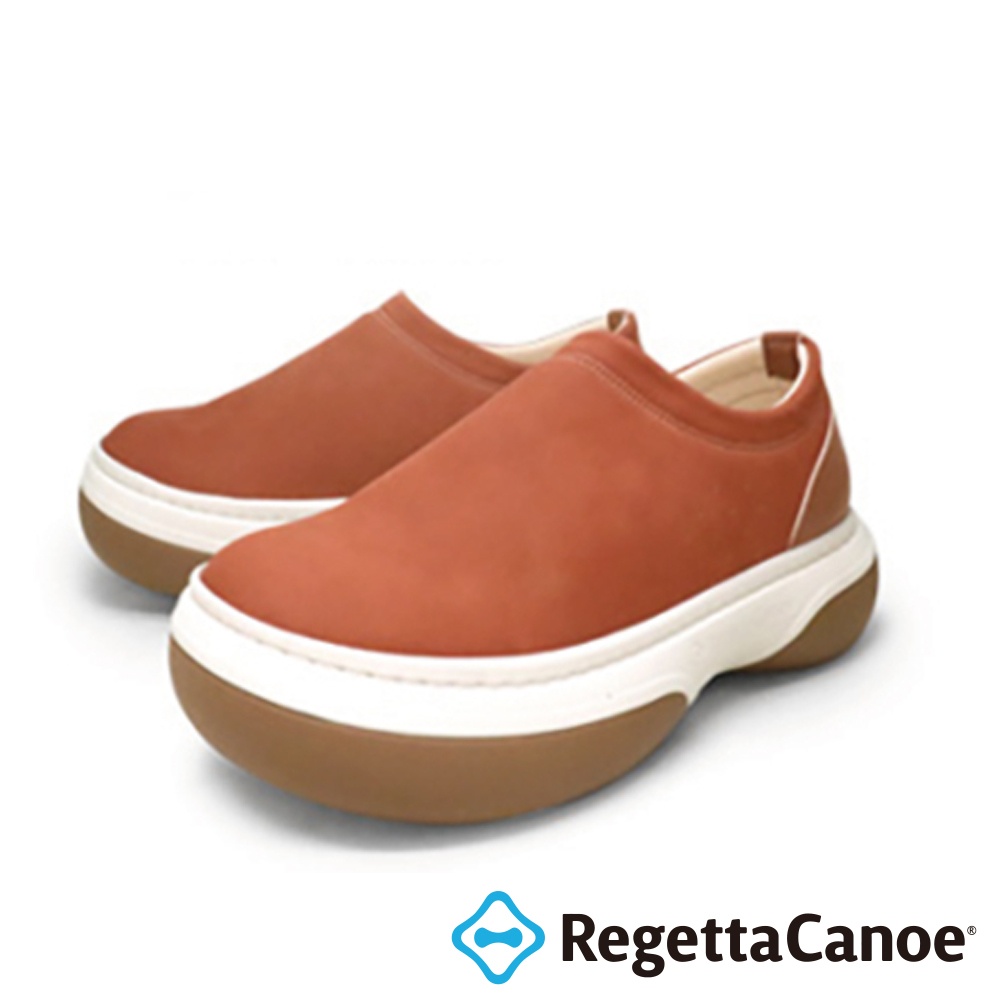 大阪樂步健康鞋 RegettaCanoe厚底莫克休閒鞋 CJFT005 (ORG-橘色)