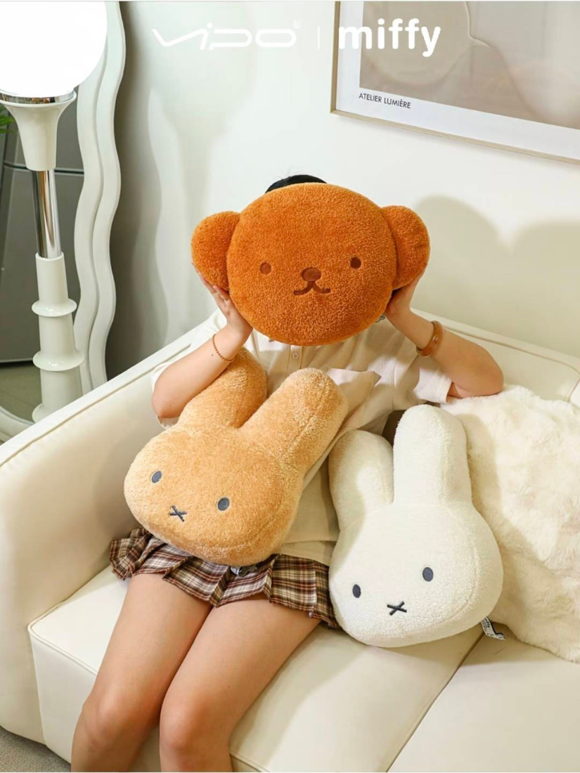 【 預購 】VIPO x Miffy 米菲與小熊 造型抱枕系列