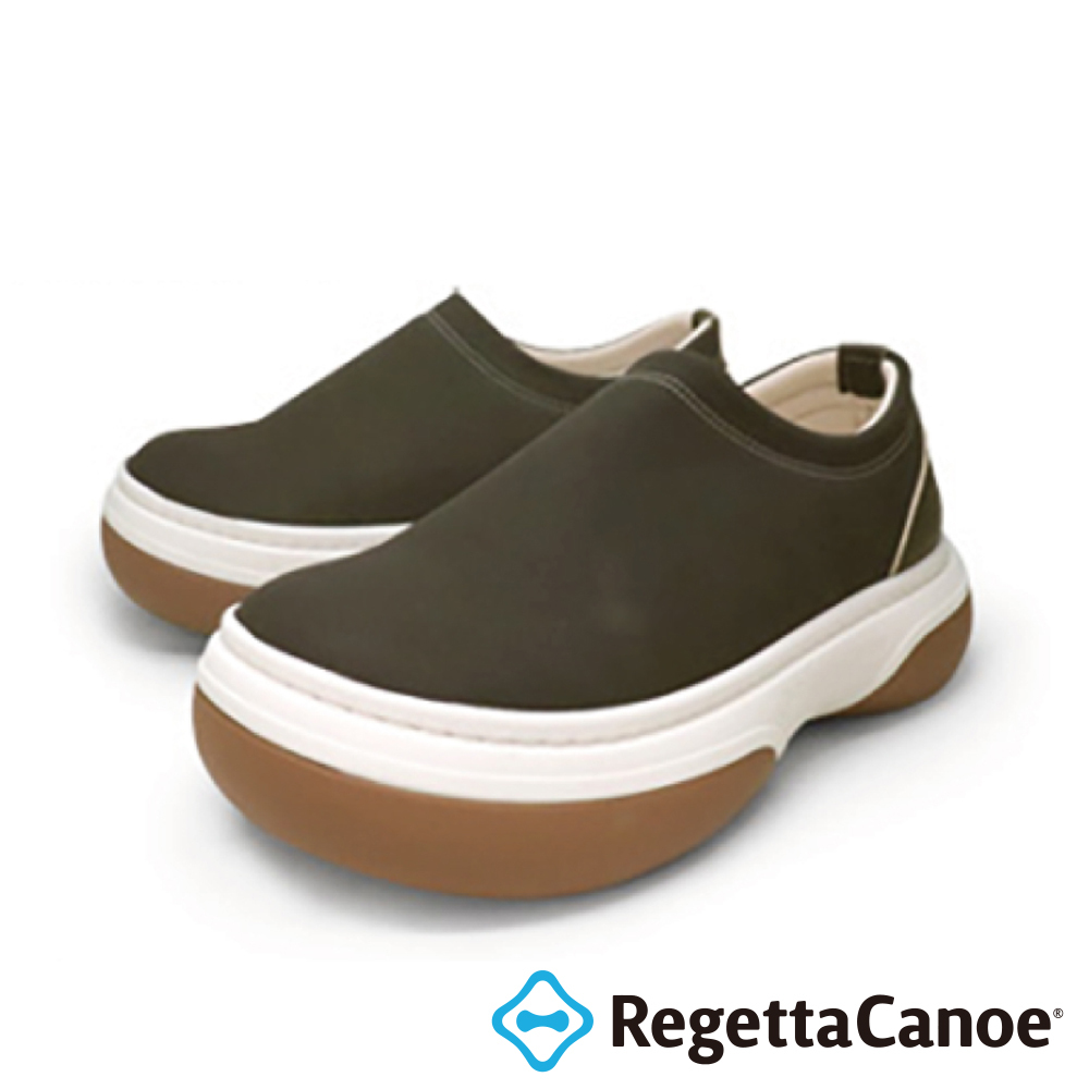 大阪樂步健康鞋 RegettaCanoe厚底莫克休閒鞋 CJFT005(KHA-卡其色)