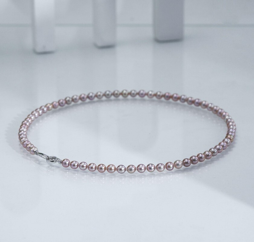 (5289) AK紫米珠串鏈5-6mm