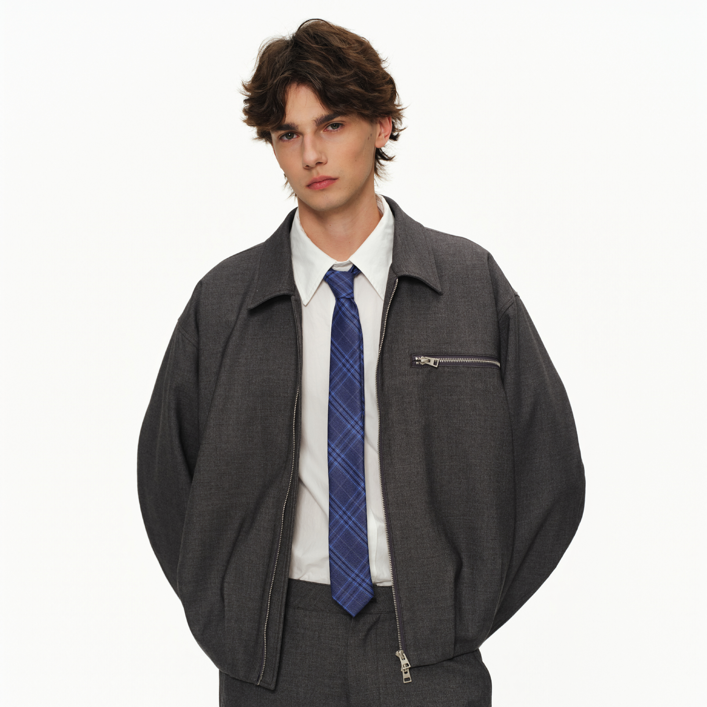 Nord Classic Wool Pleated Jacket 羊毛打褶 短版外套 [NRJ01]