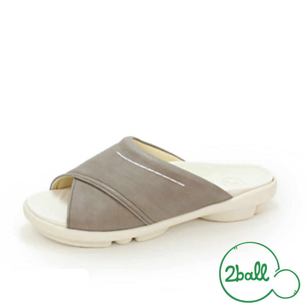 大阪樂步健康鞋 2ball 都會風知性優雅涼鞋TB202(GRY-灰色)