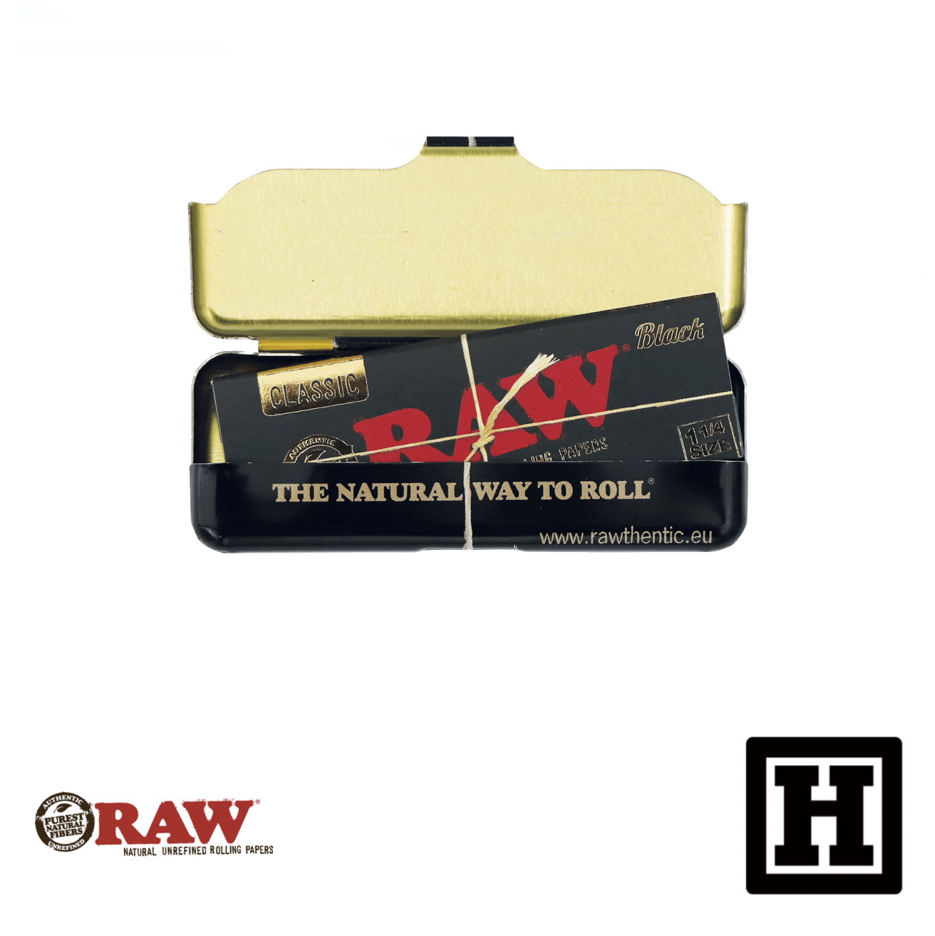 RAW Black 捲菸紙鐵盒
