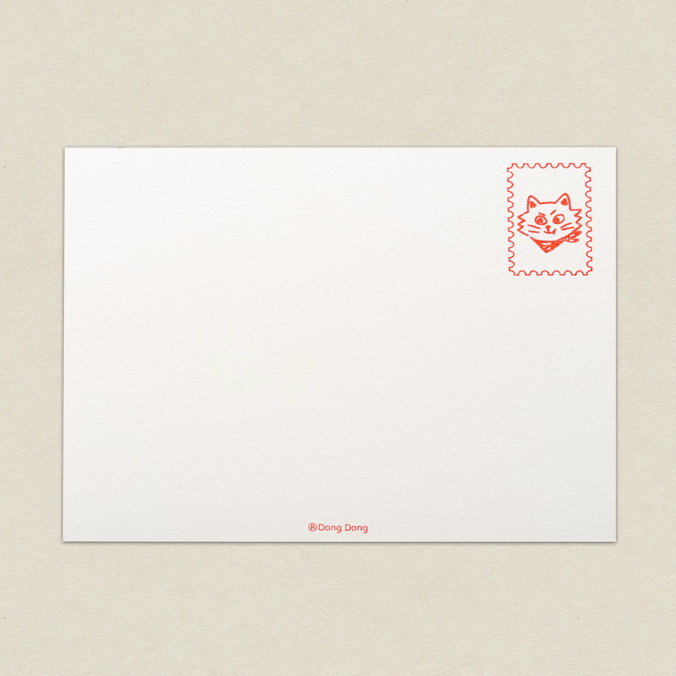 貓仔很忙/孔版印刷明信片/馬年明信片