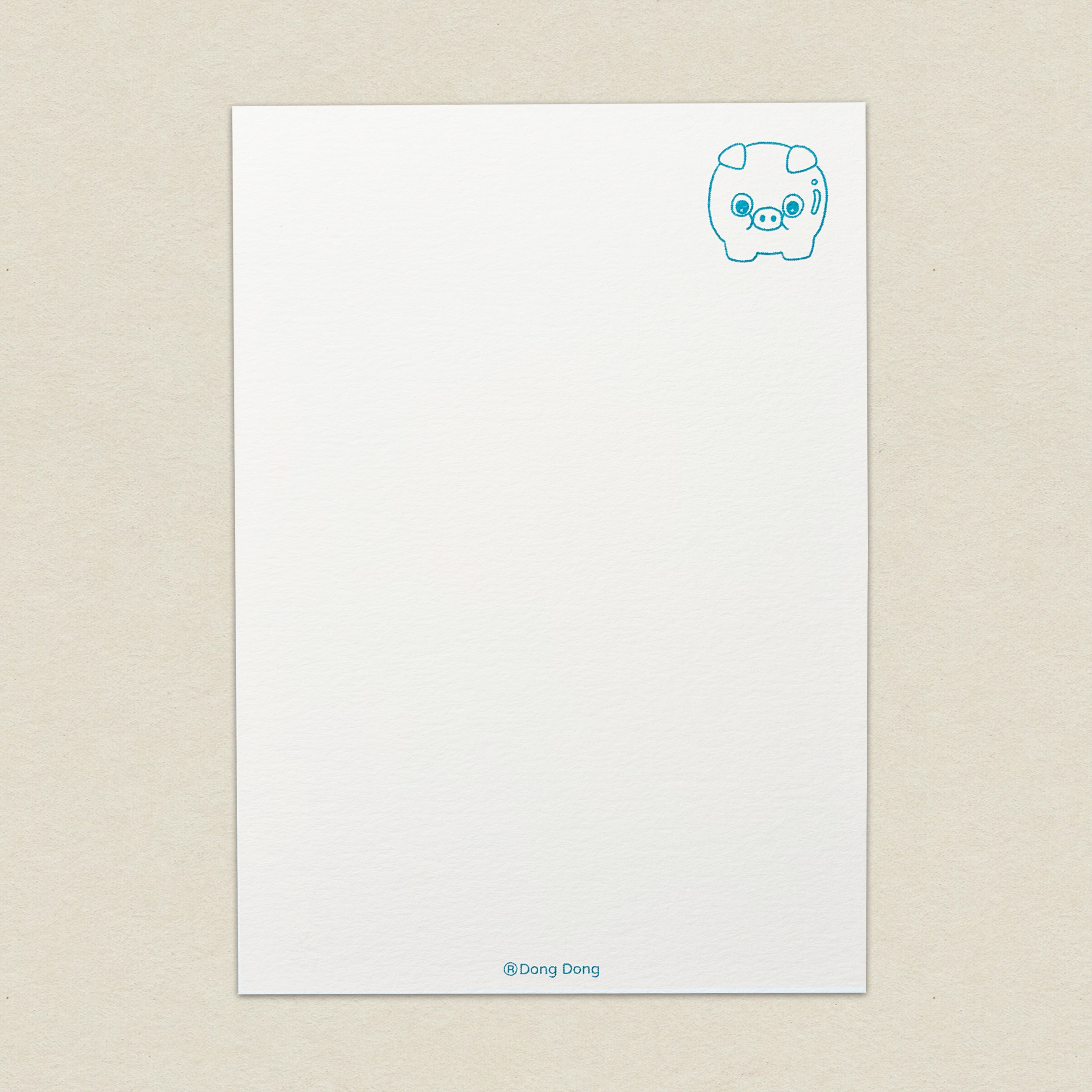 臺灣小豬撲滿/孔版印刷明信片