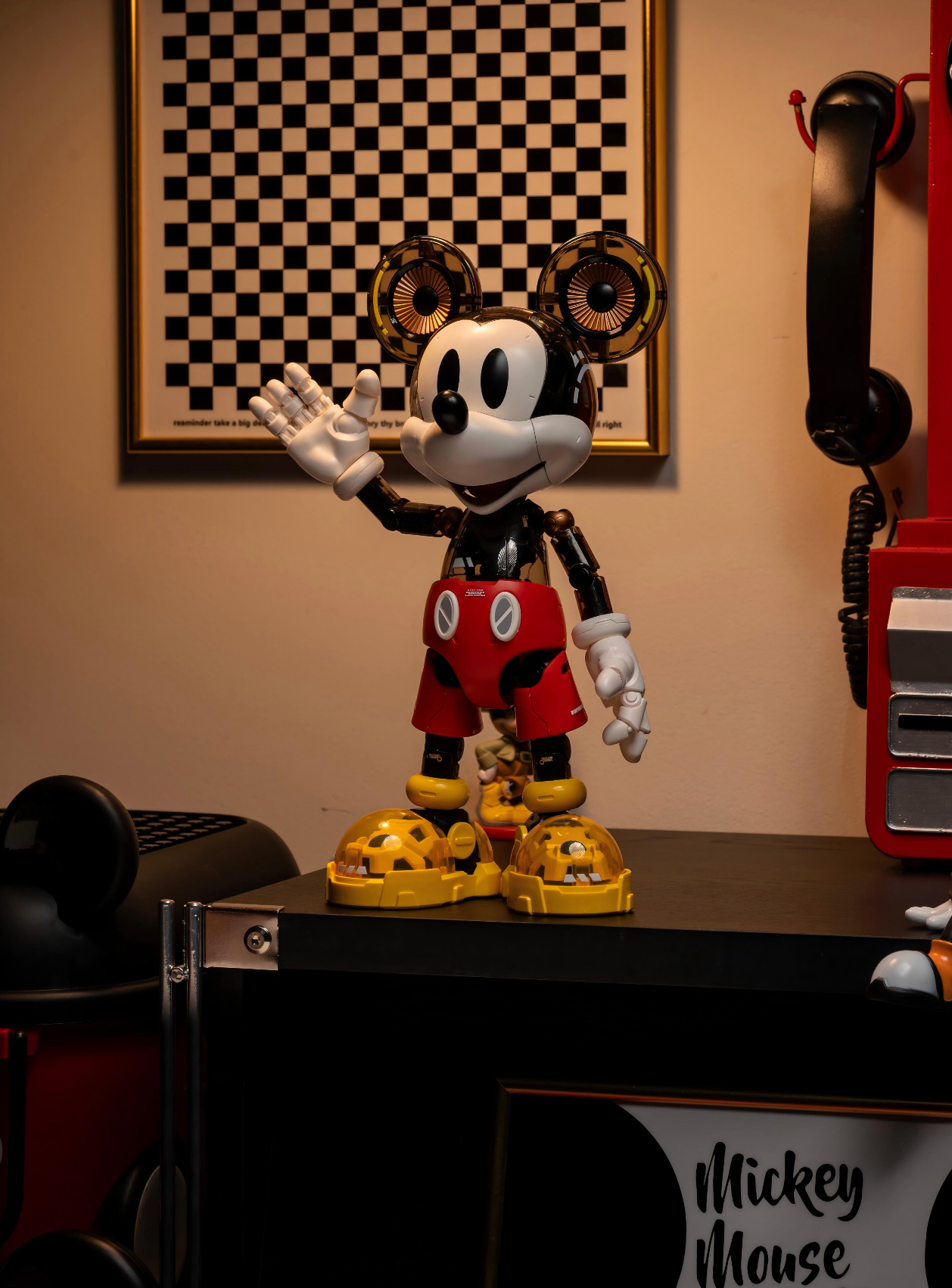 【 預購 】野想PLEYERID 正版授權 米奇 400% 拼裝模型(3種可替換面罩)