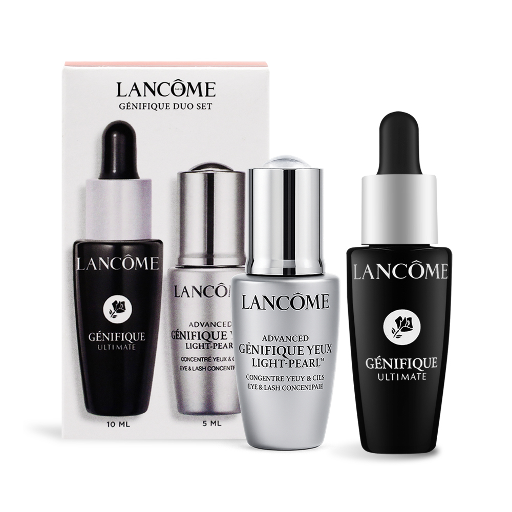 LANCOME 蘭蔻 肌因2件組[亮眼粹5ml+賦活露10ml]